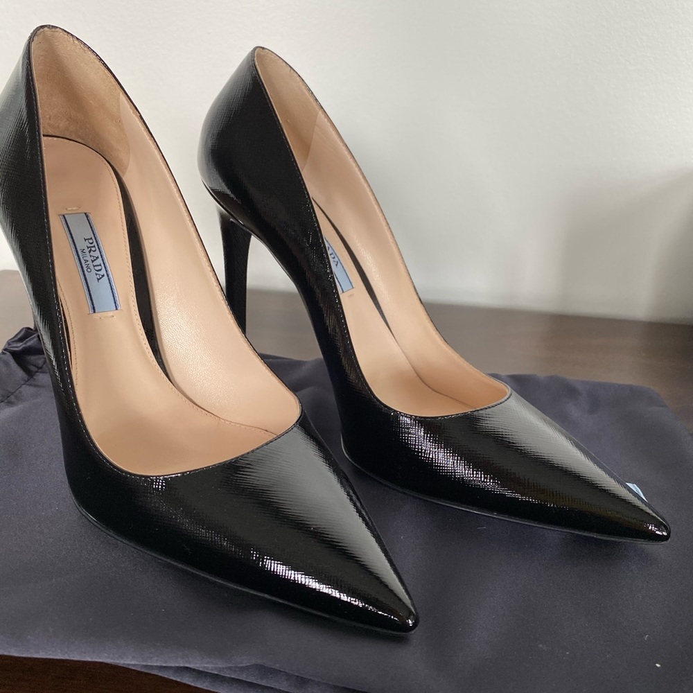 Authentic Prada pumps.